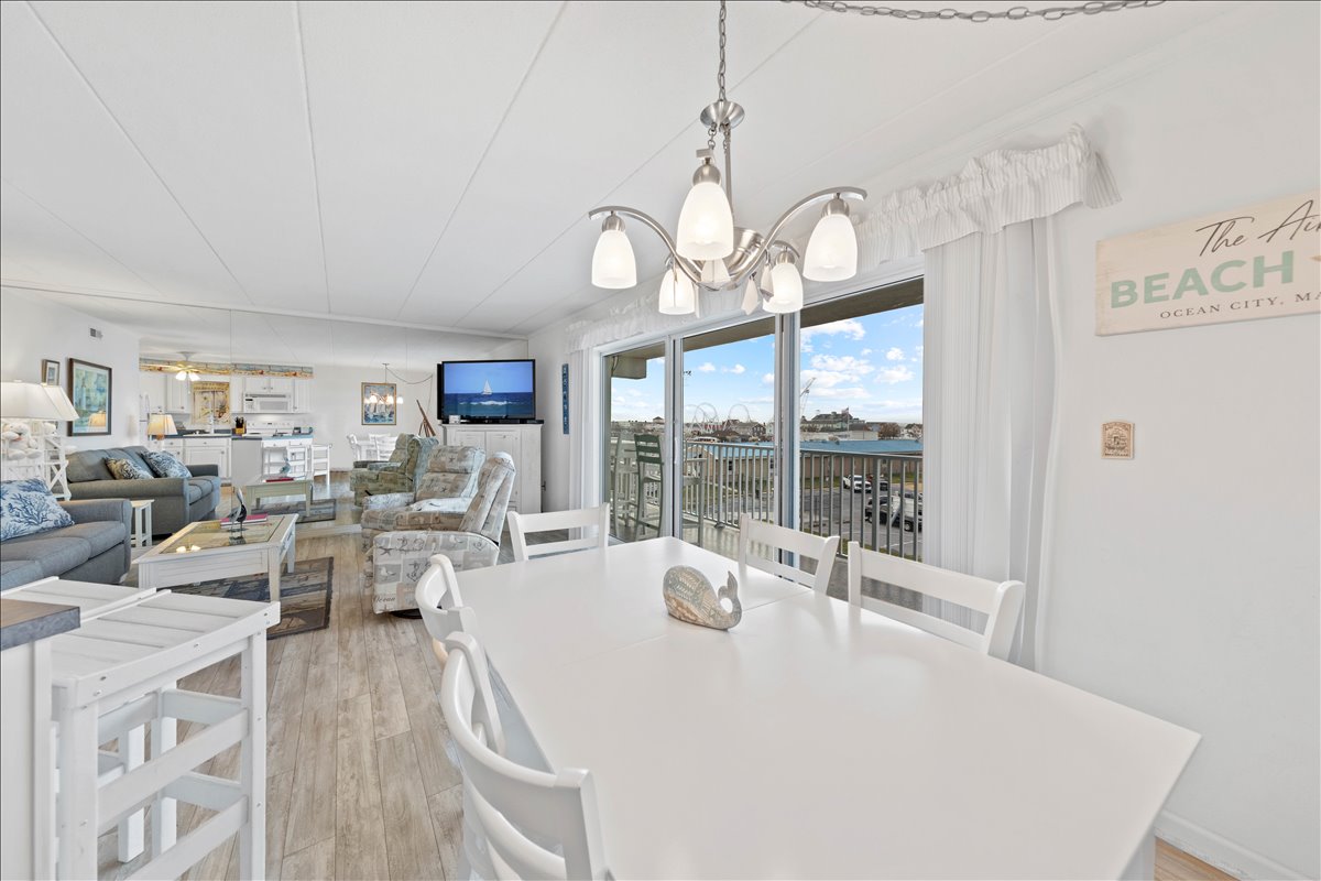 Enjoy Dinner with an outstanding view of the Inlet.