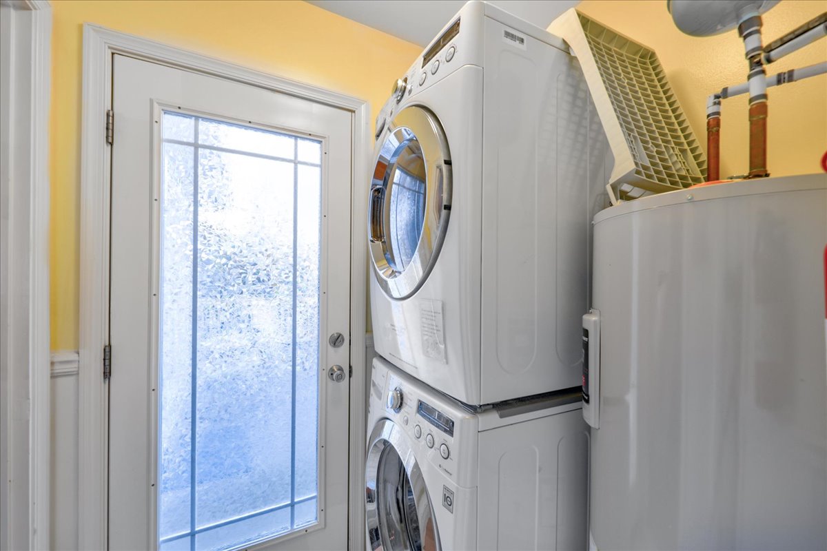 Full Size Washer and Dryer for your convenience.