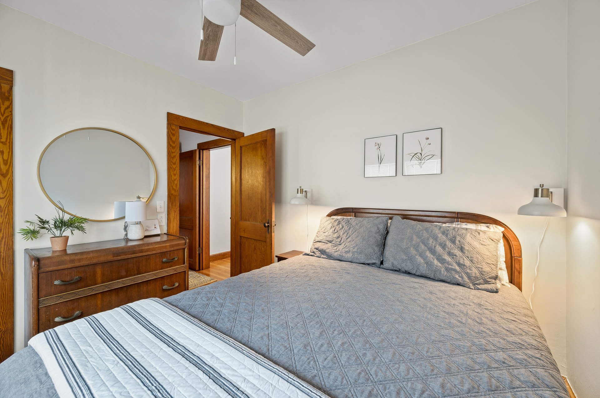 Bedroom 1 has a comfy Queen Bed.