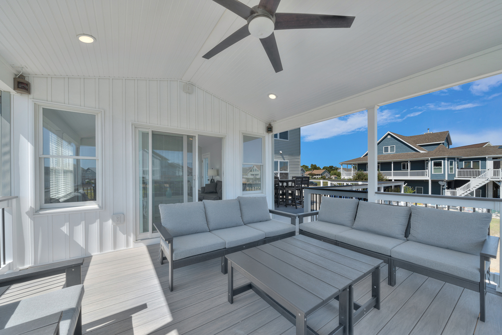 High-End Outdoor Furniture for relaxing the day away.