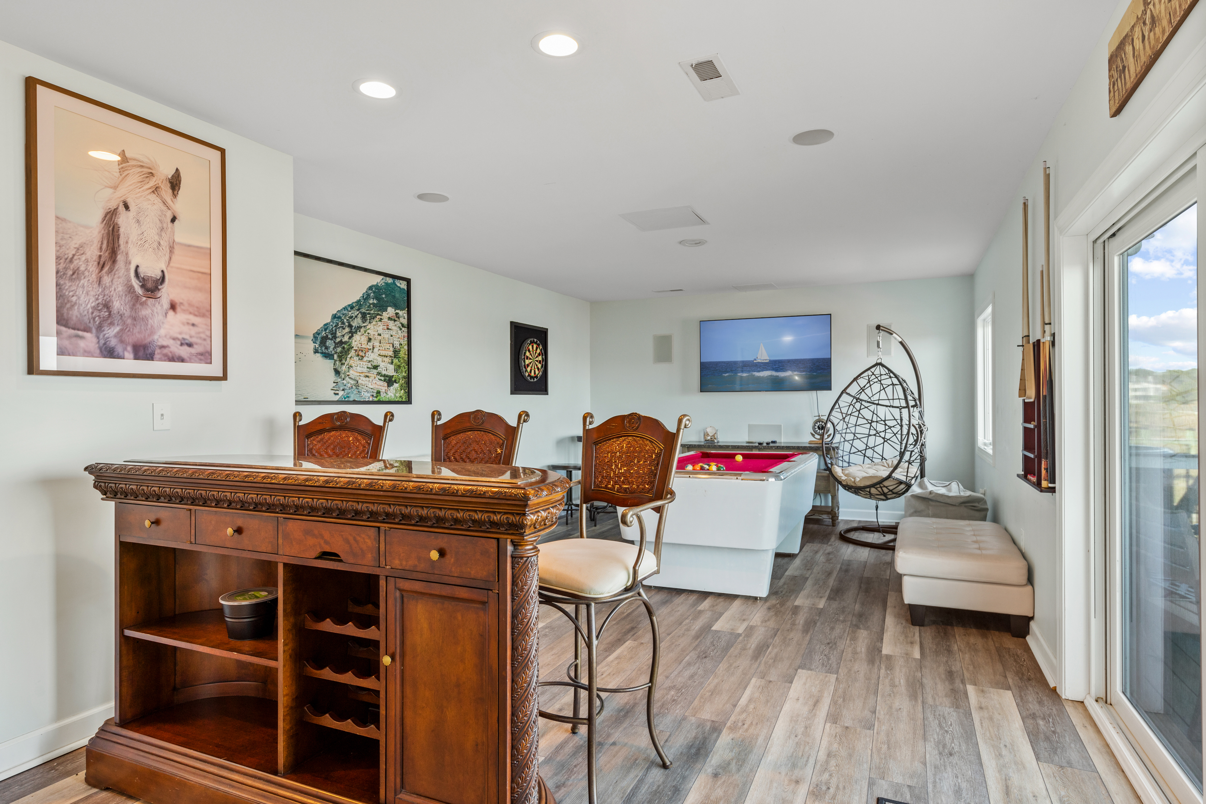 Seaside Bliss comfortably sleeps a family or two of up to 15!