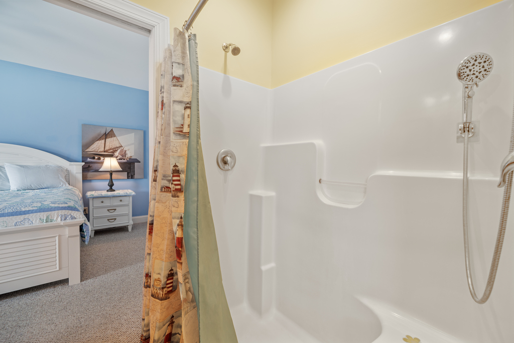 Full Bath 1 has a Walk-in Shower.