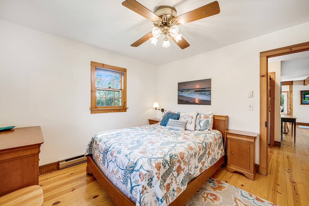 Bedroom 2, also on the main level, has a Queen Bed.