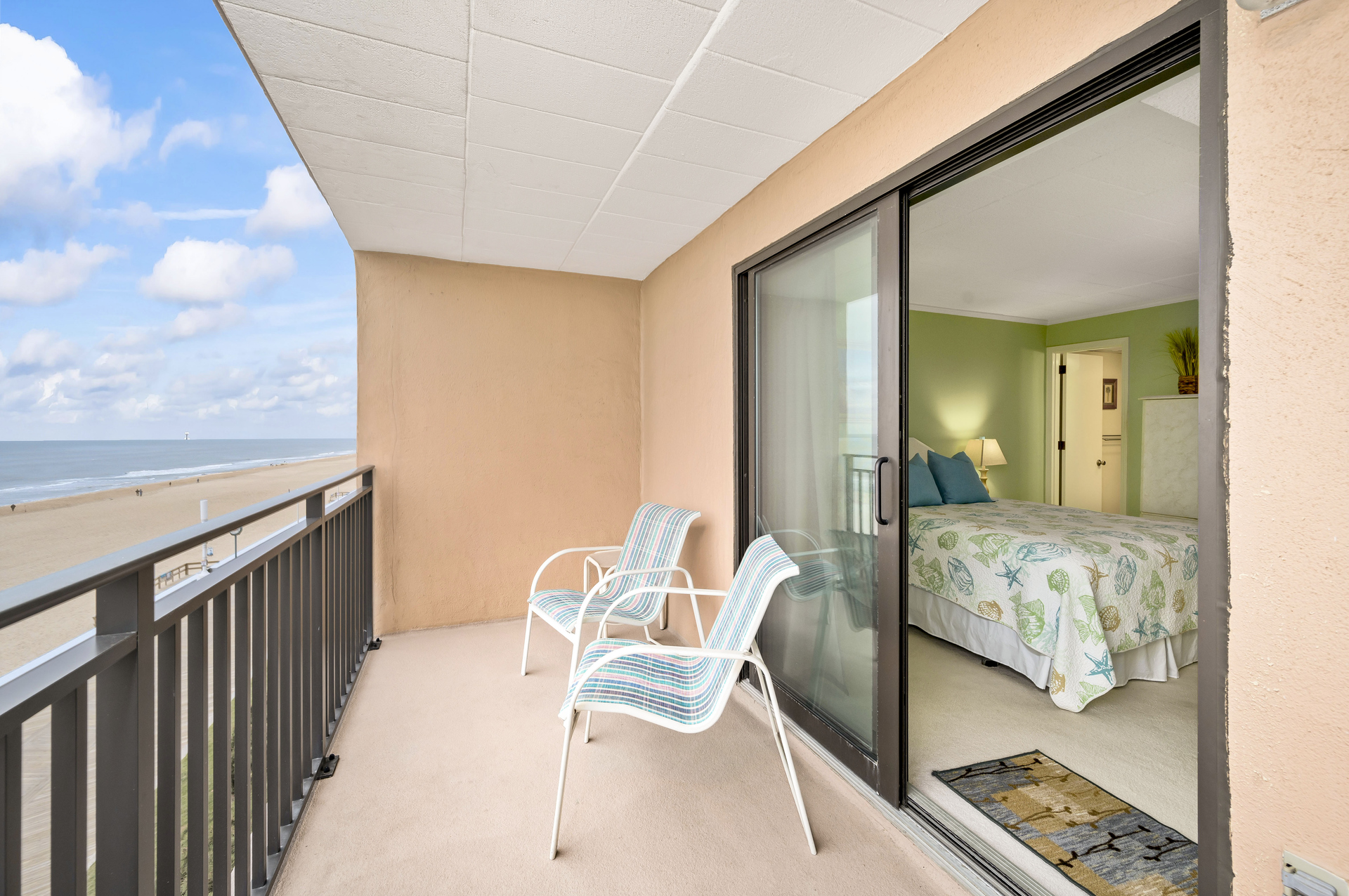 Private Balcony access allows you to slip out and stargaze while the rest of your family slumbers.