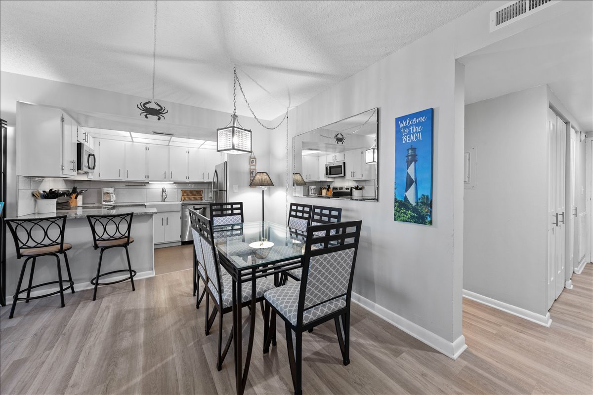 Enjoy a warm home-cooked meal at the Dining Table.