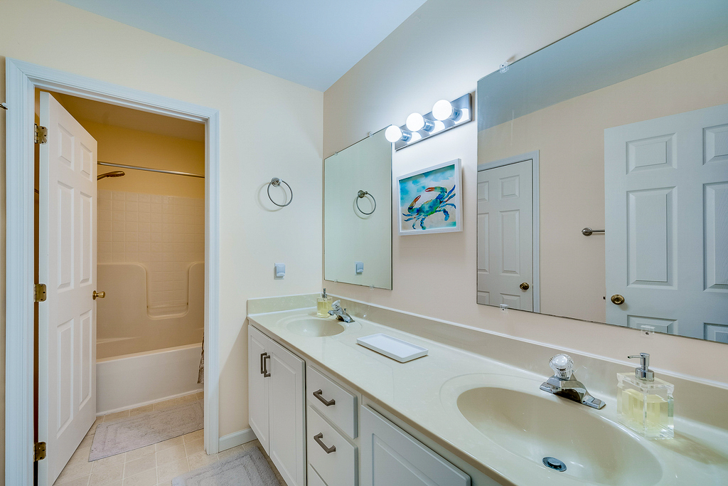 Full Bath is shared, but Bedroom 1 has Private Access to it.