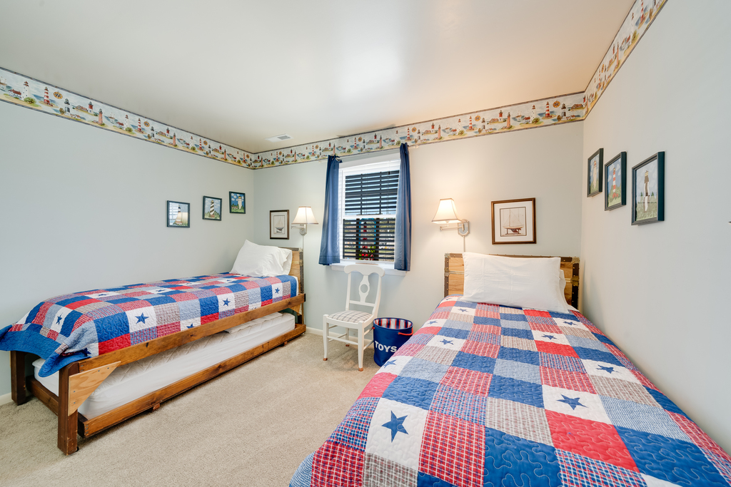 Bedroom 2 is perfect for the kiddos.