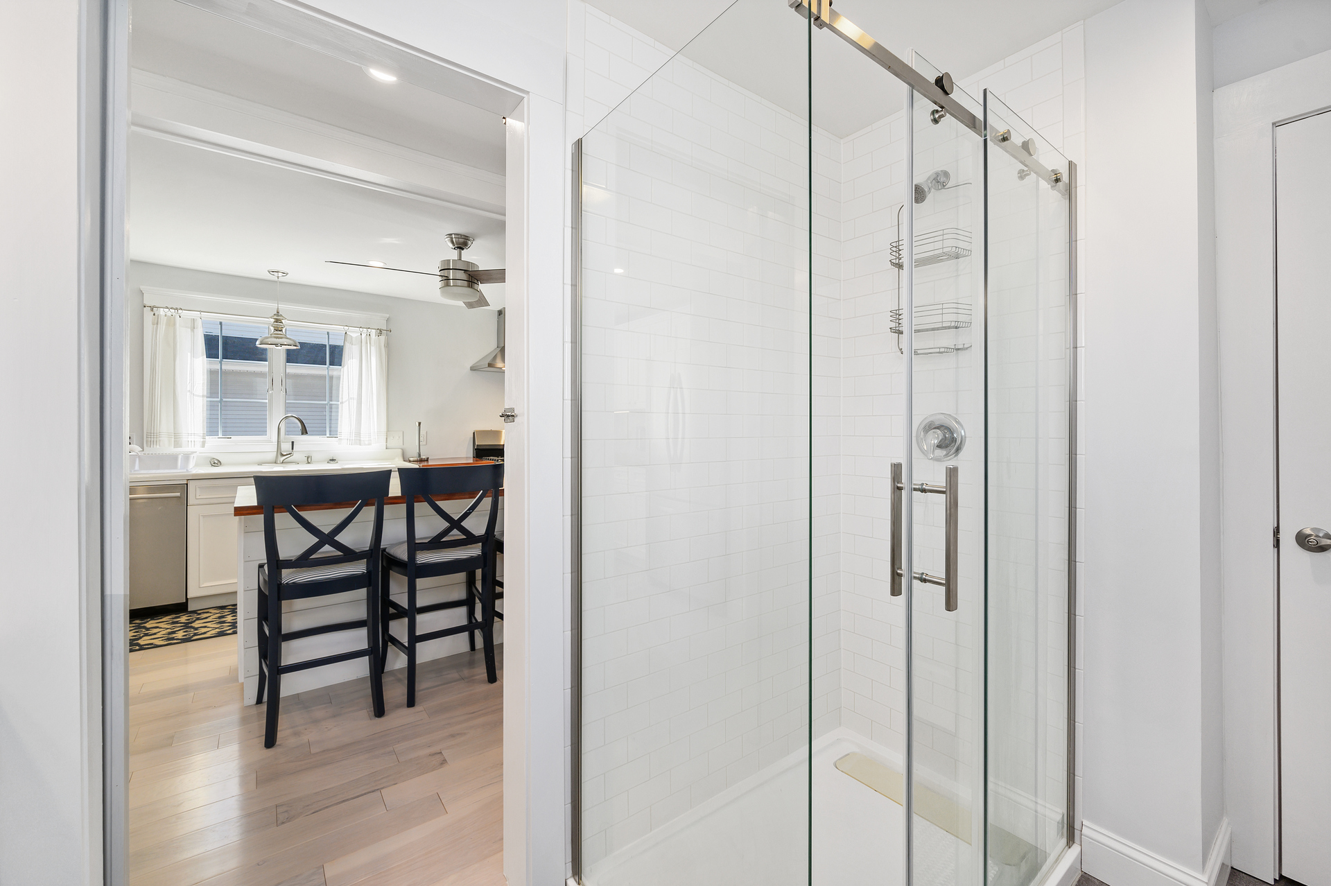 Full Bath 1 has Custom Walk-in Shower.