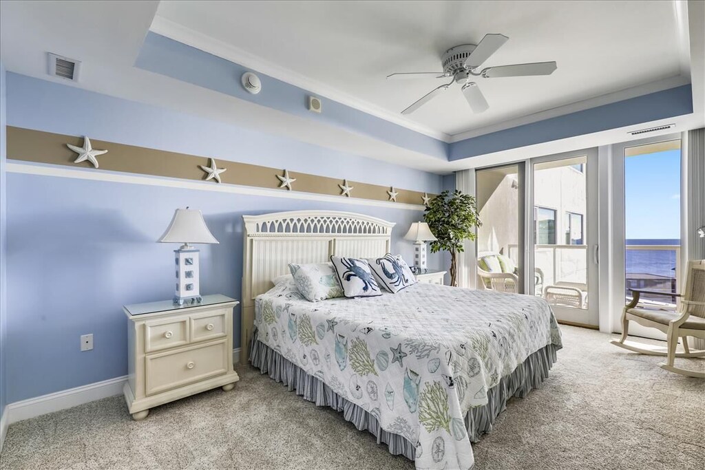 The Primary Bedroom offers a Plush King Bed.