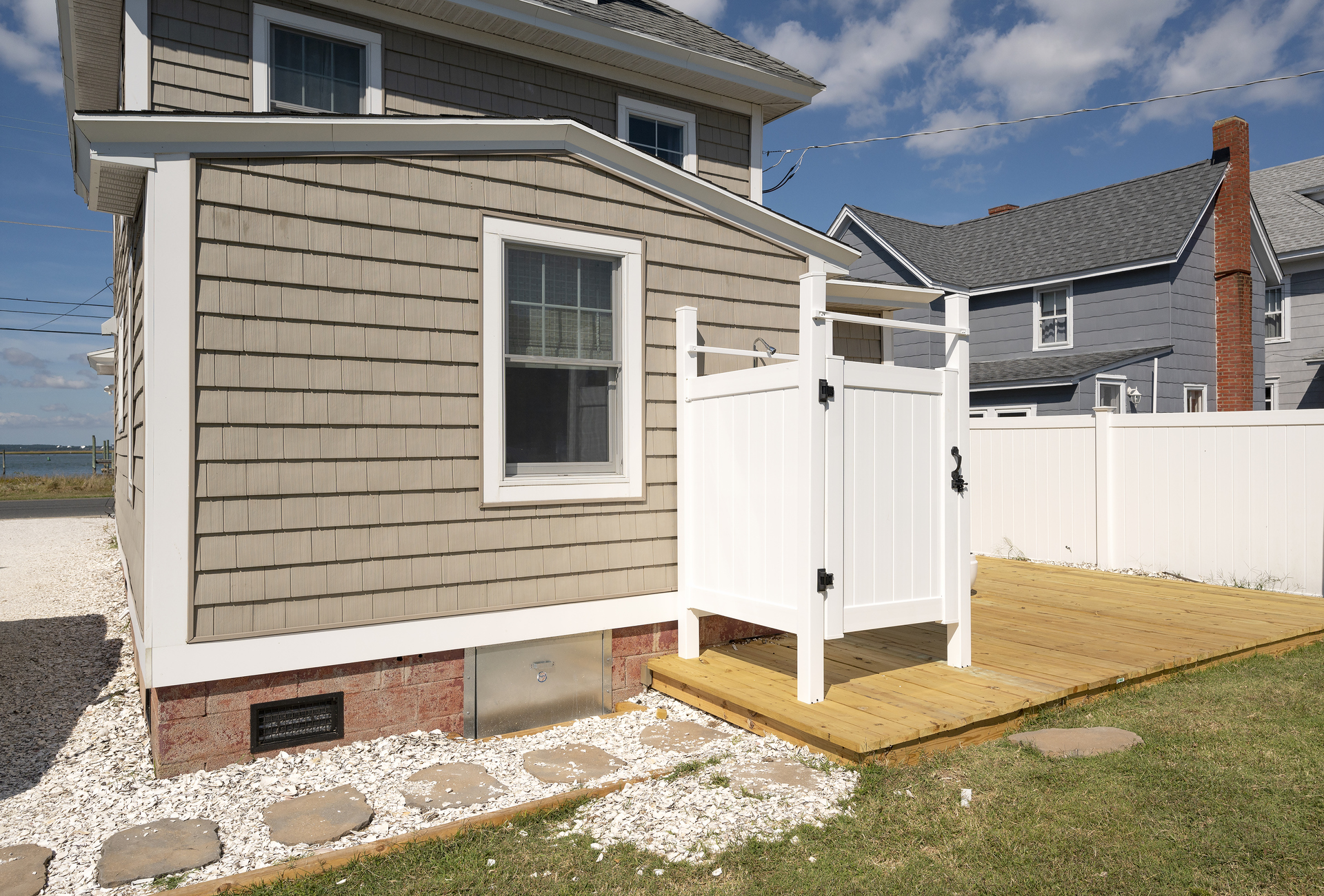 Perfect for rinsing off after a fun-filled day at the Beach.