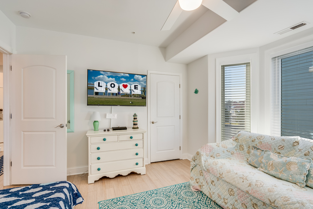 Bedroom 2 is just the perfect hangout for the kids.