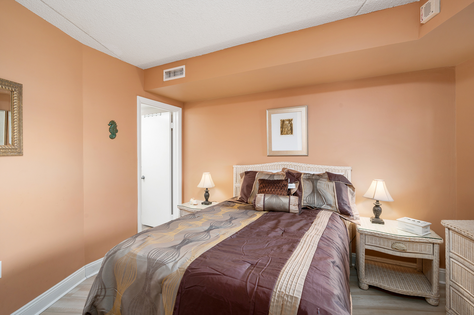 Bedroom 2 is Warm & Cozy with a Full Bed.