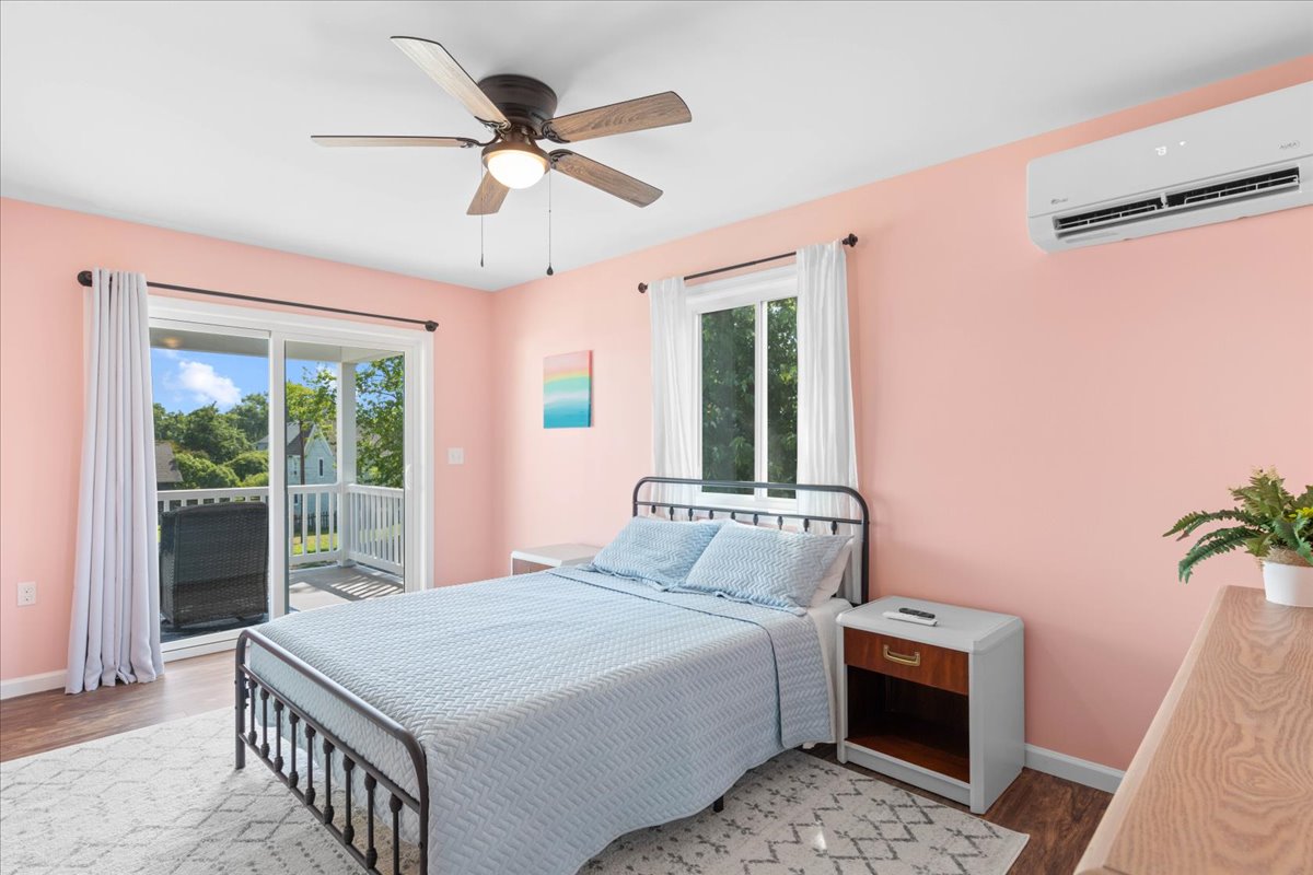 Upstairs, you'll find 3 comfortable Bedrooms - Bedroom 1 is a Master with a Queen Bed.