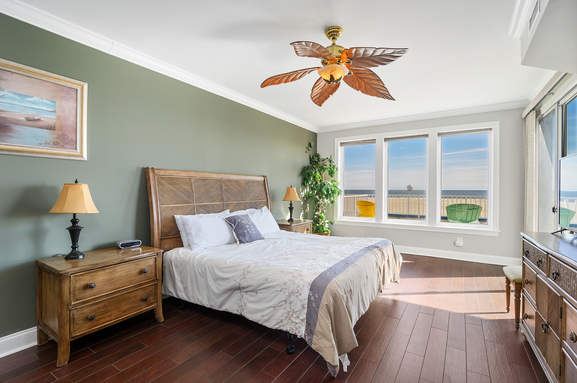 The Primary Suite gives you Spa-like vibes with Gorgeous Beach views