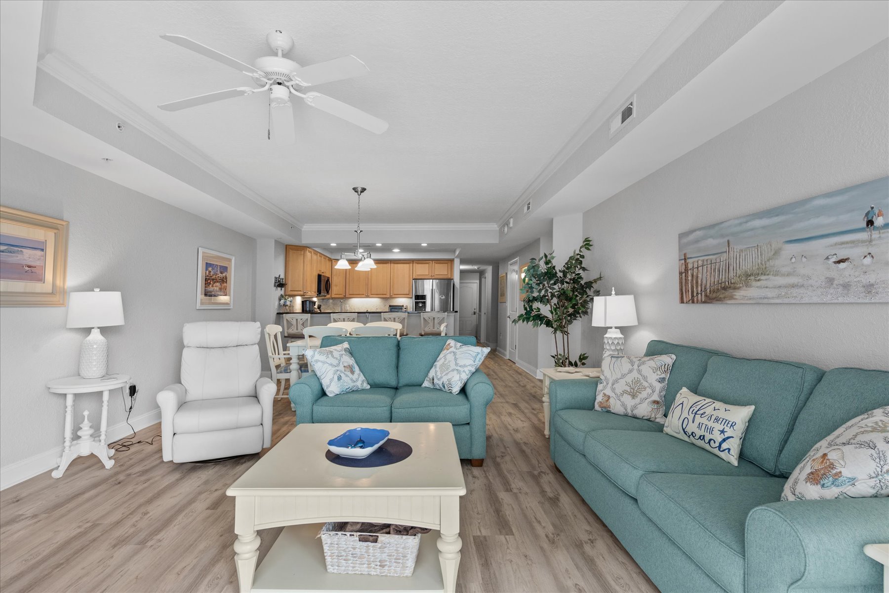 Enjoy quiet nights in the Inviting Living Area.