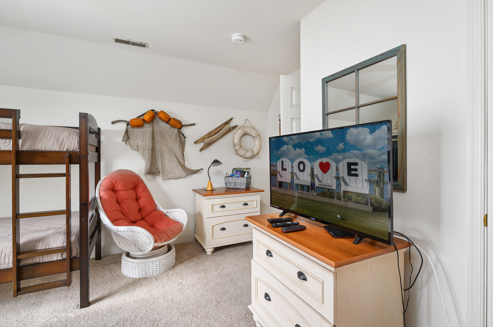 Flat Screen TV in Bedroom 3.