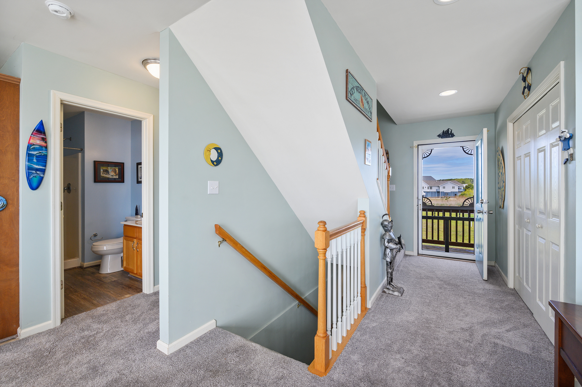 Wander upstairs to find 2 more Bedrooms and a Loft.