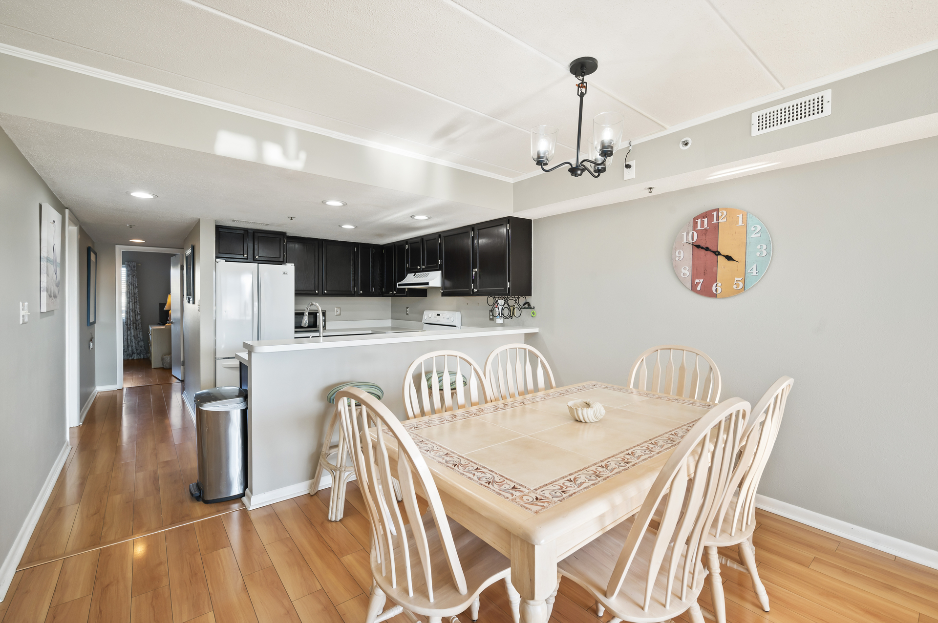 Enjoy a warm, home cooked meal at the Dining Table.