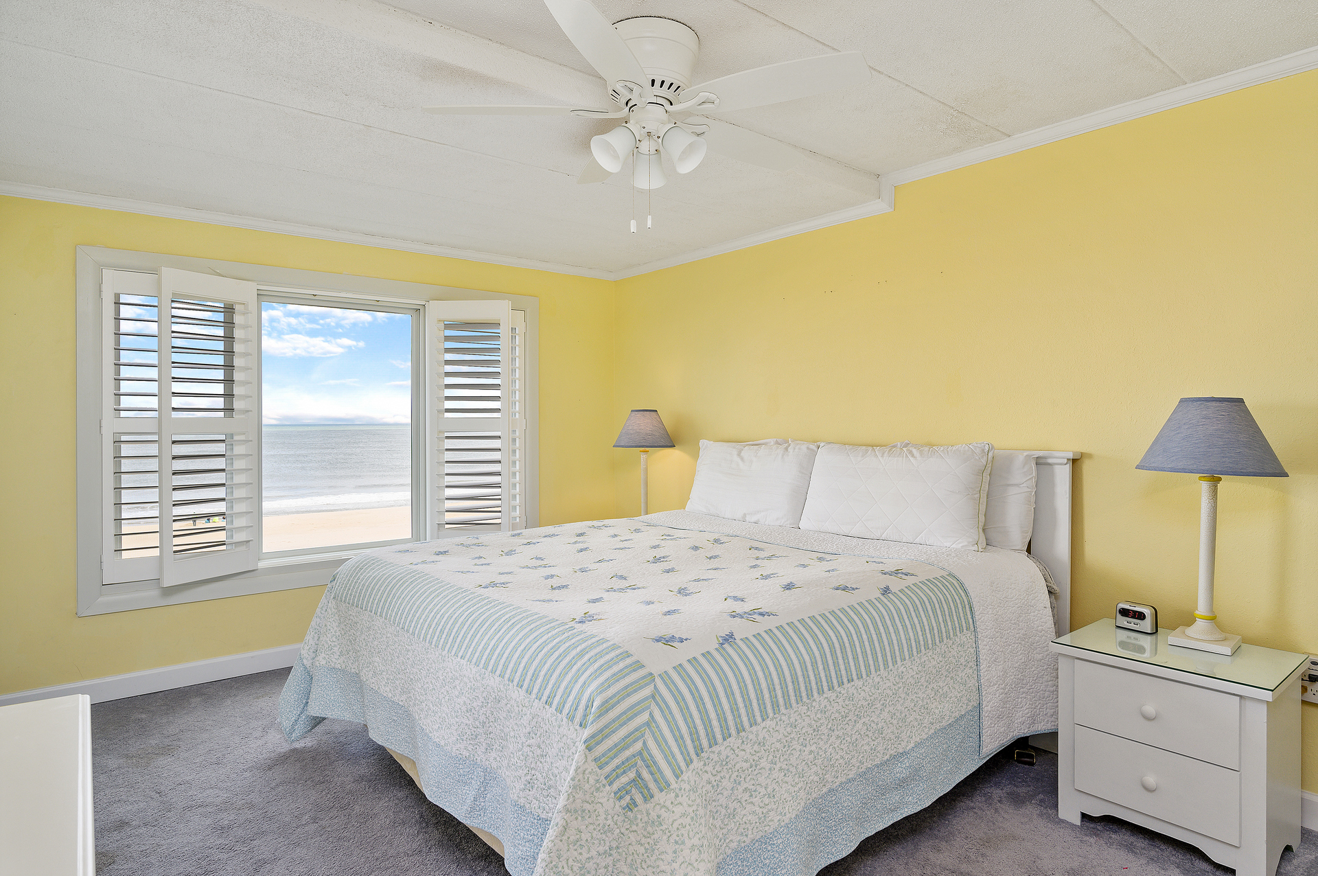 The Primary Suite's King bed