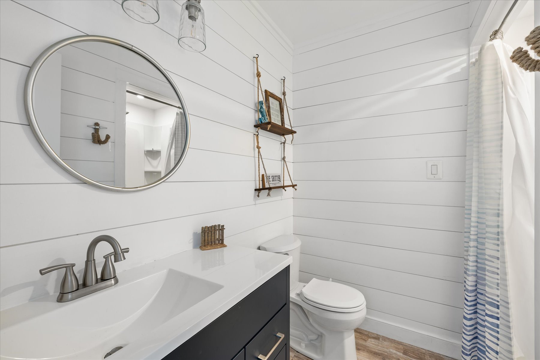 Full Bath with a Walk-In Shower.