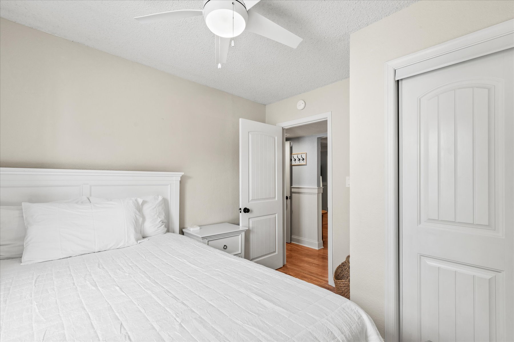 Closet space to unpack and feel right at home.