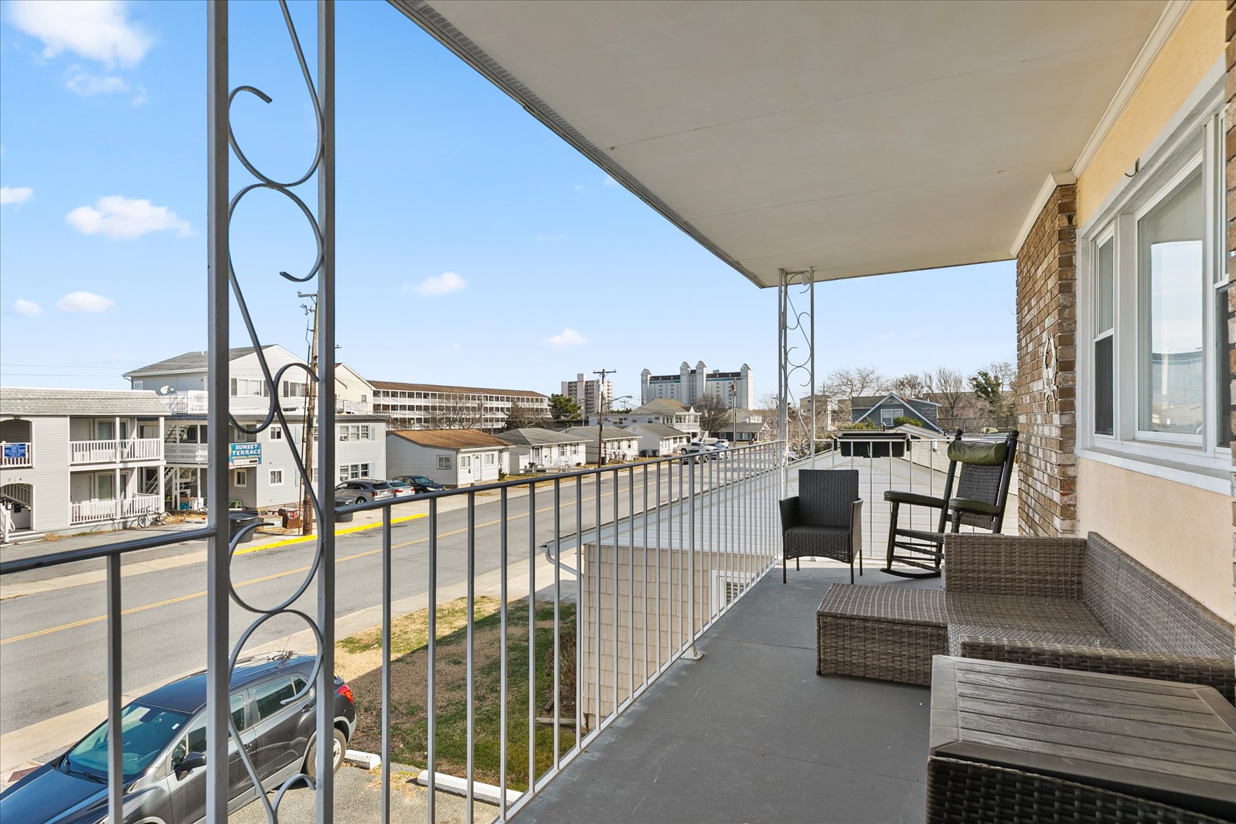 Enjoy this 2nd floor Patio