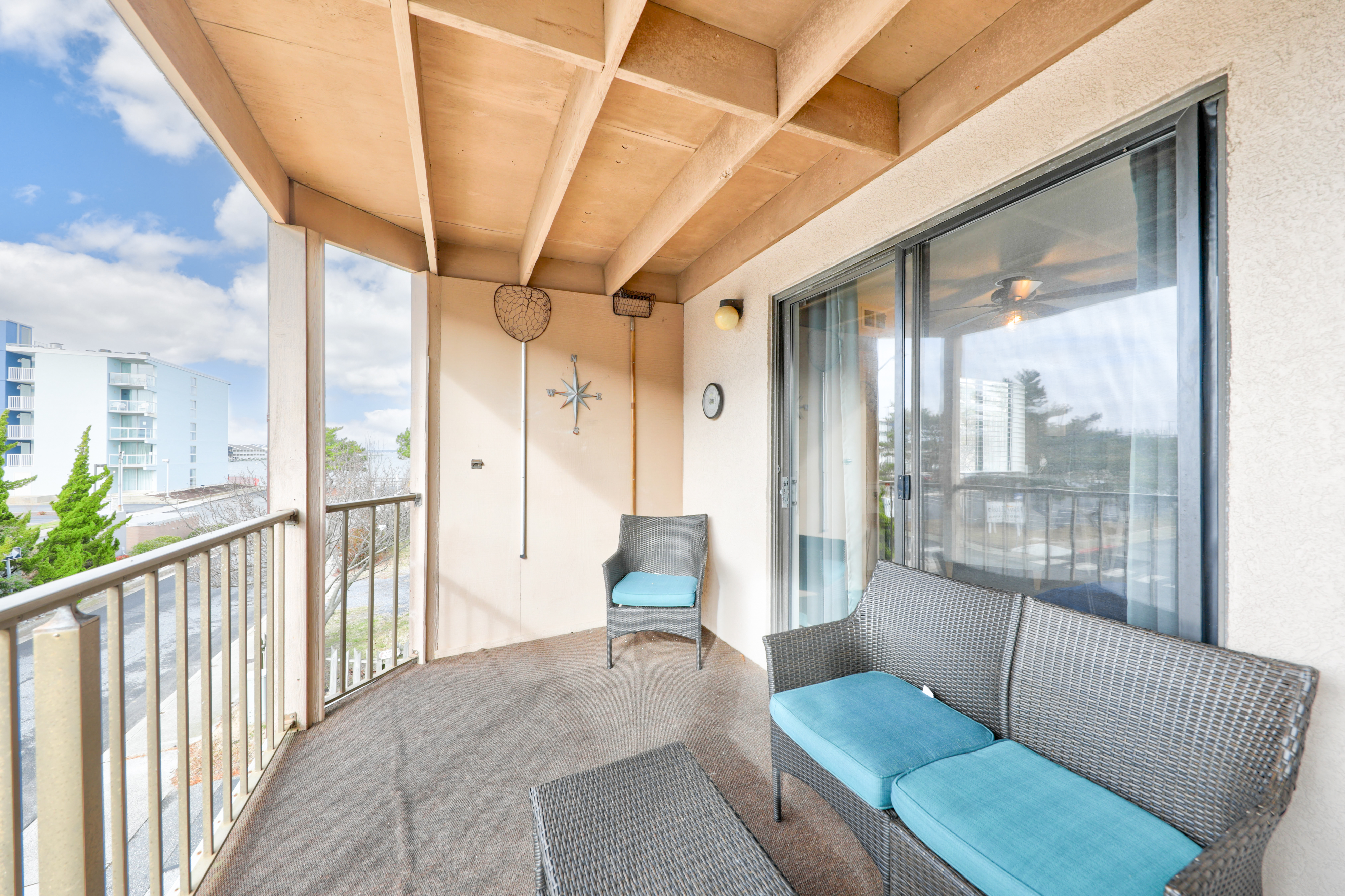 The perfect space to begin each wonderful vacation day!