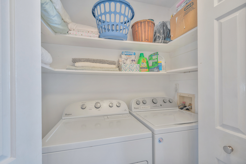 Full Size Washer and Dryer.