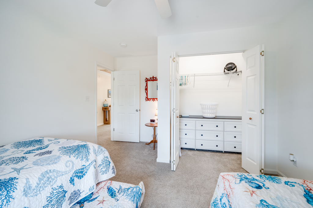 Bedroom 3 has plenty of storage.