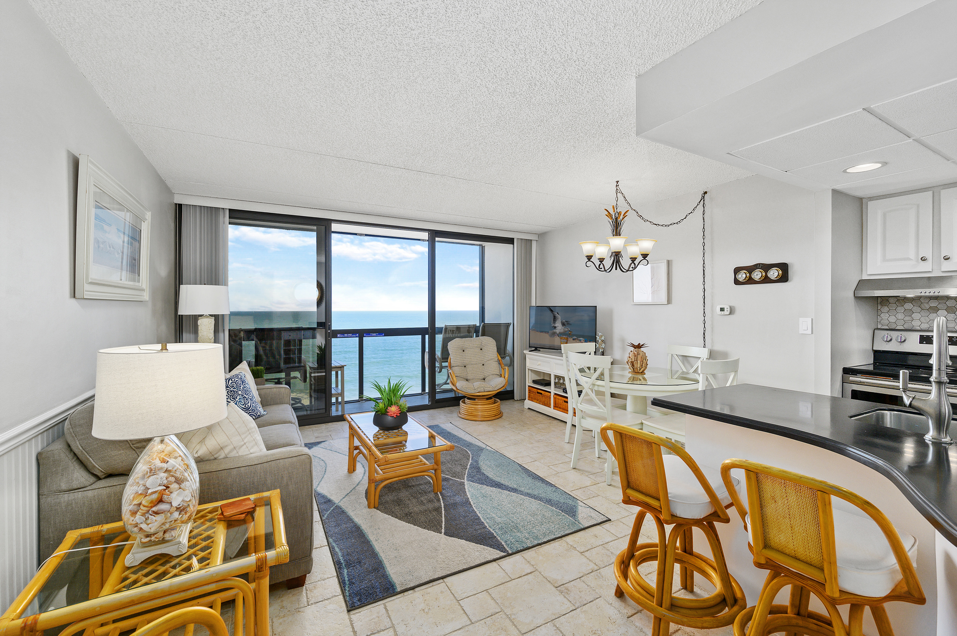 Plenty of natural sunlight beams through this Bright & Beachy home.