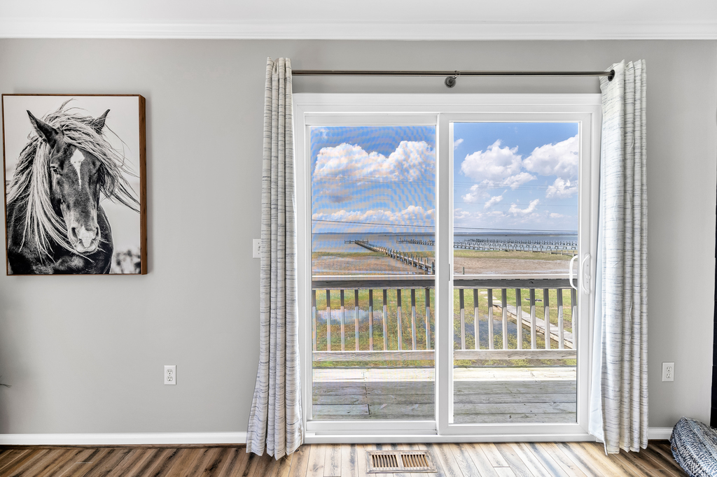 Best seats in the house for our famous Chincoteague Sunsets.