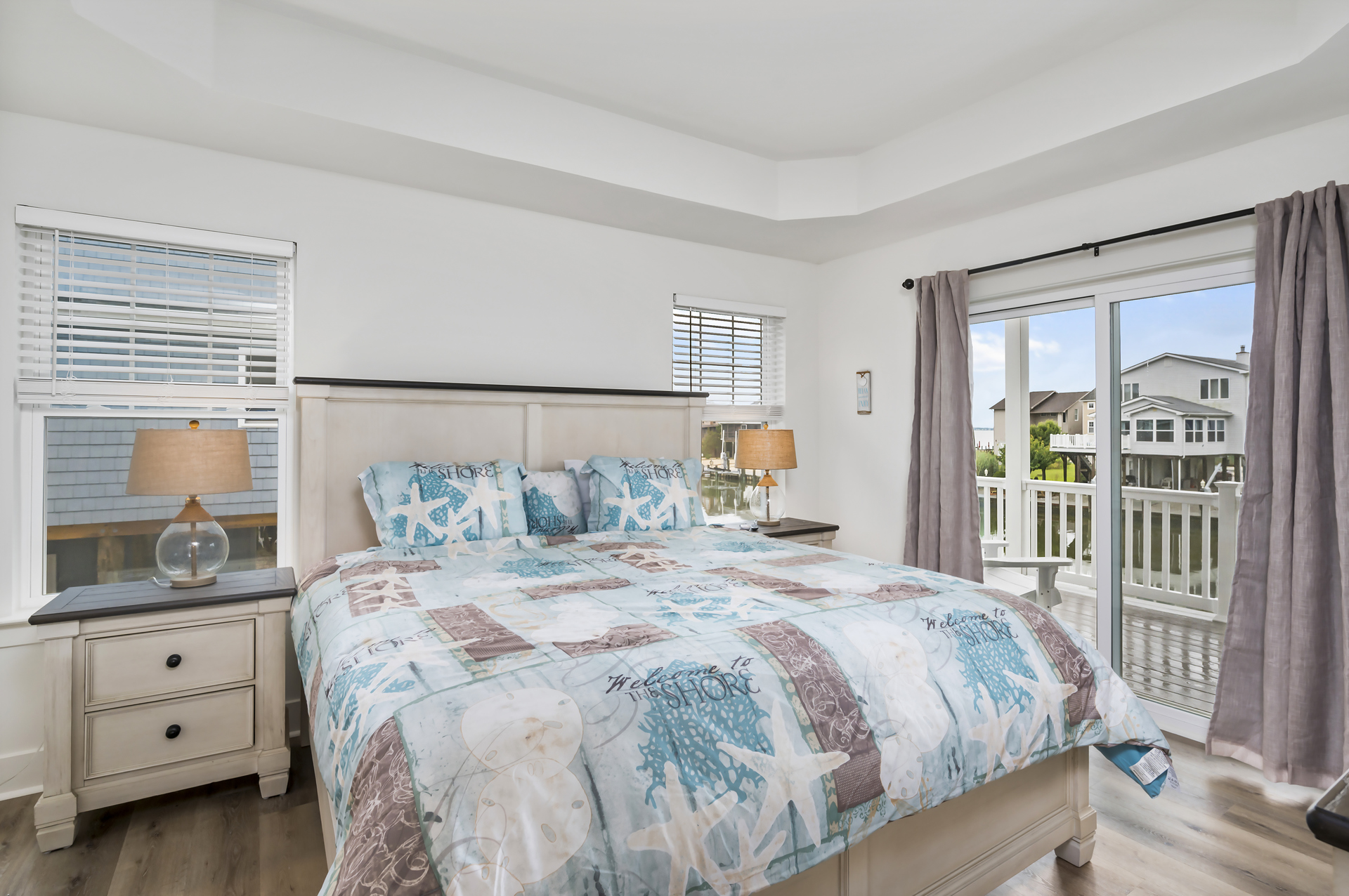 Decorated with a tasteful Coastal Flair.