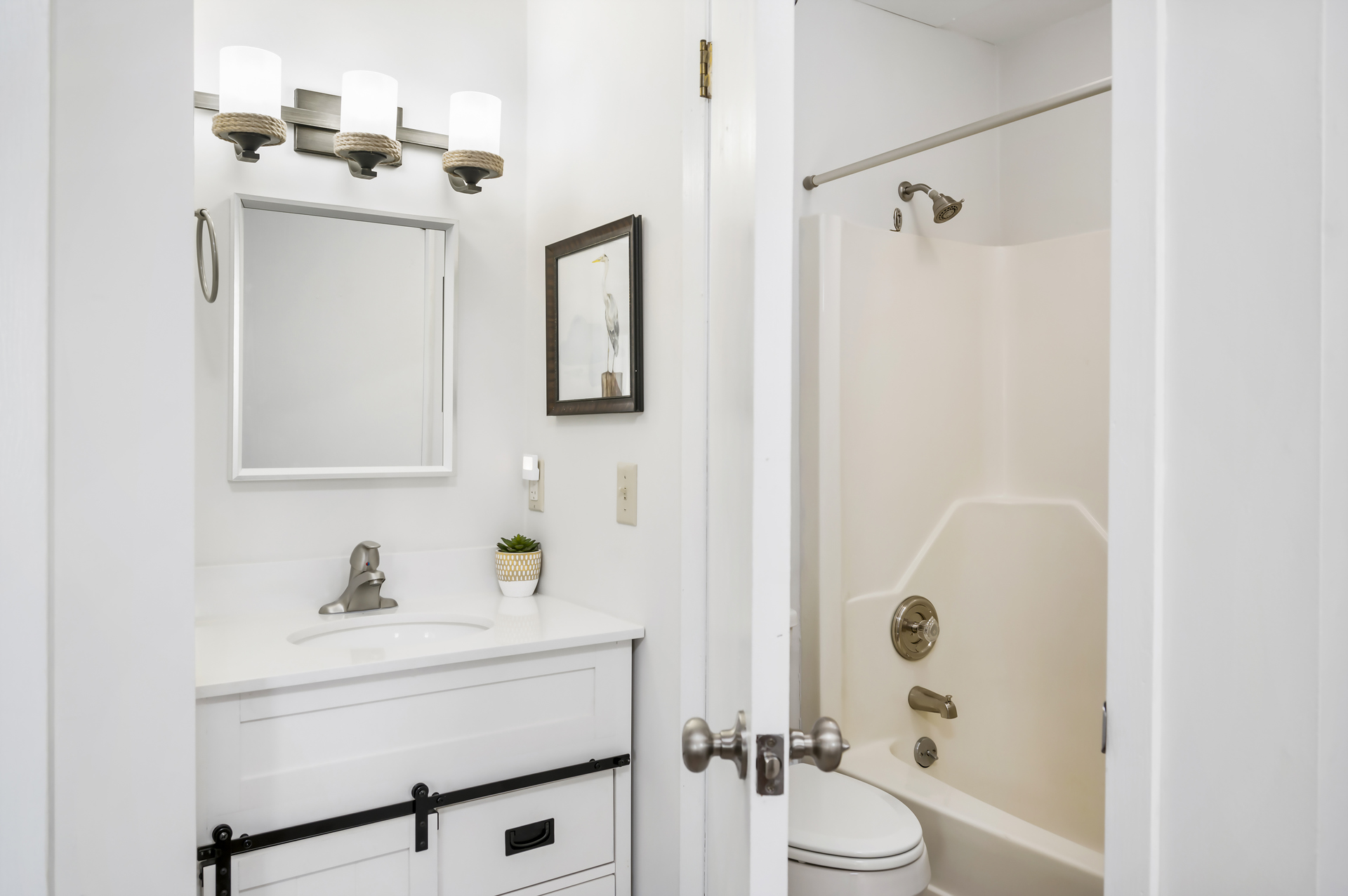 Full Bath in Room 1 with Tub/Shower Combo.