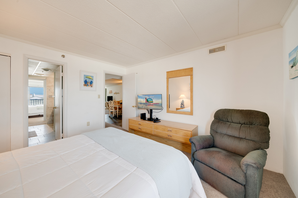 Bedroom 2 also has a Flat Screen TV