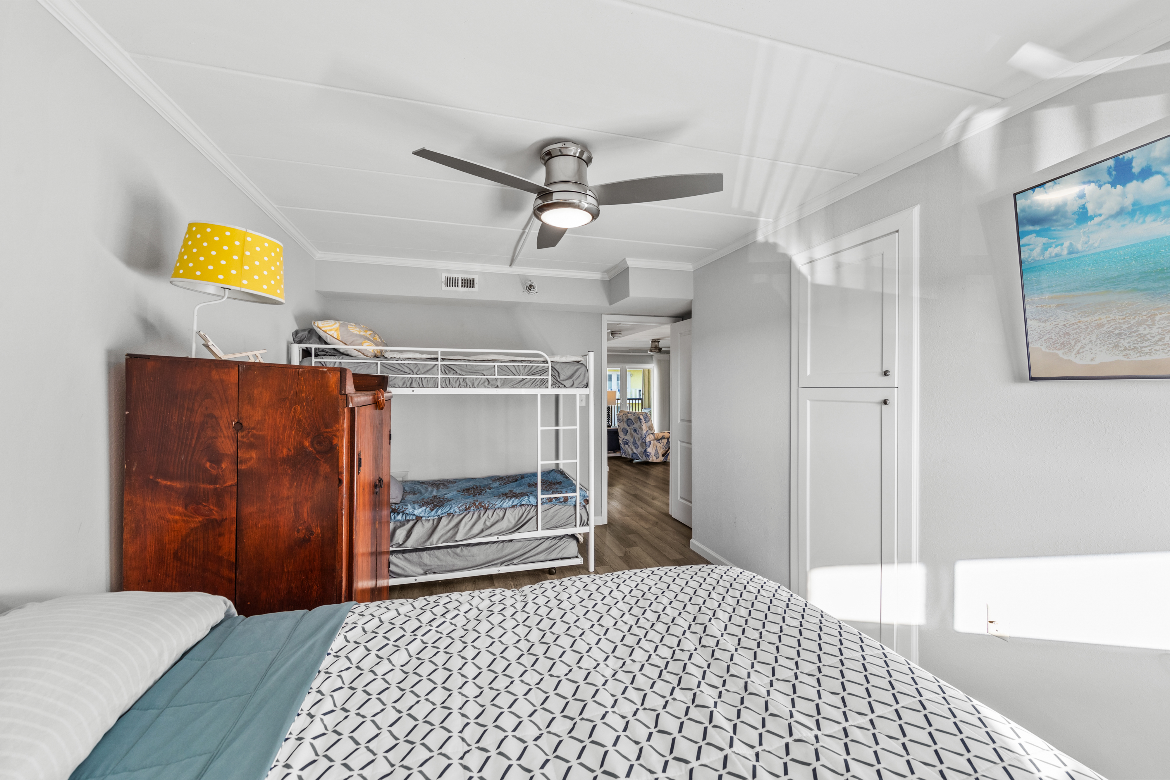 The second bedroom will sleep up to 5!