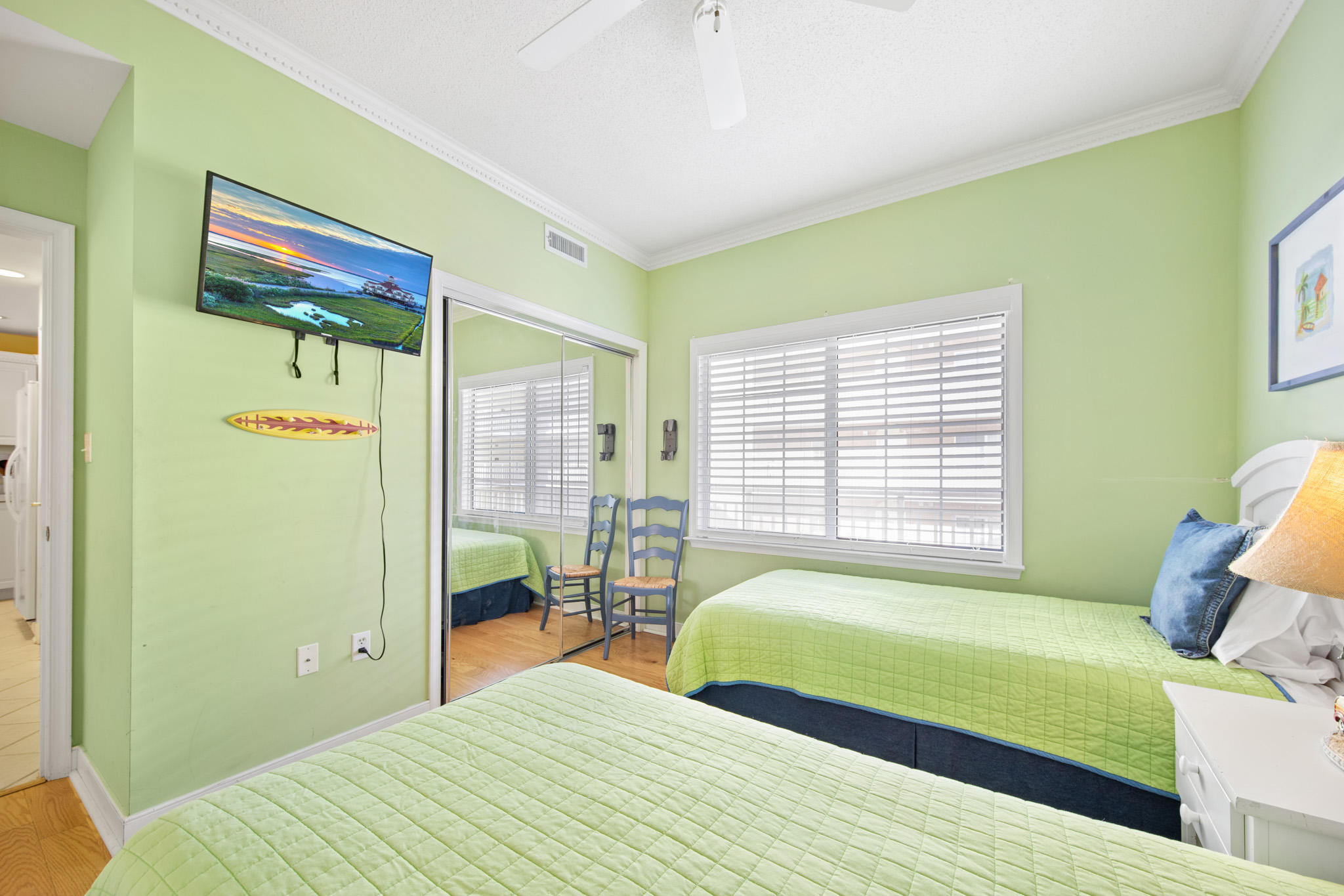 Kick back and Relax with a Movie or Curl Up with a Good Book.