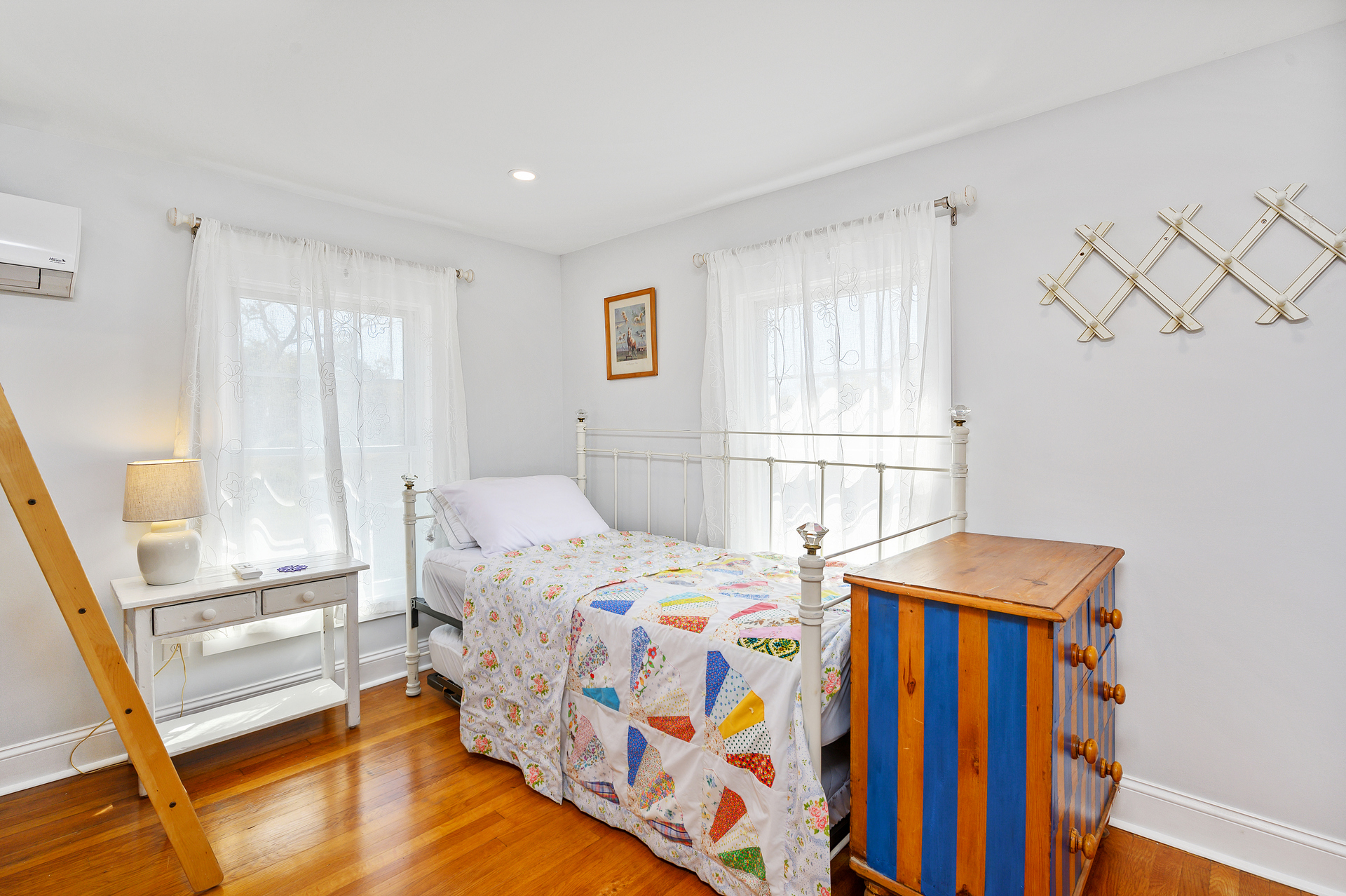 View of Twin with Twin Trundle in Bedroom 2.