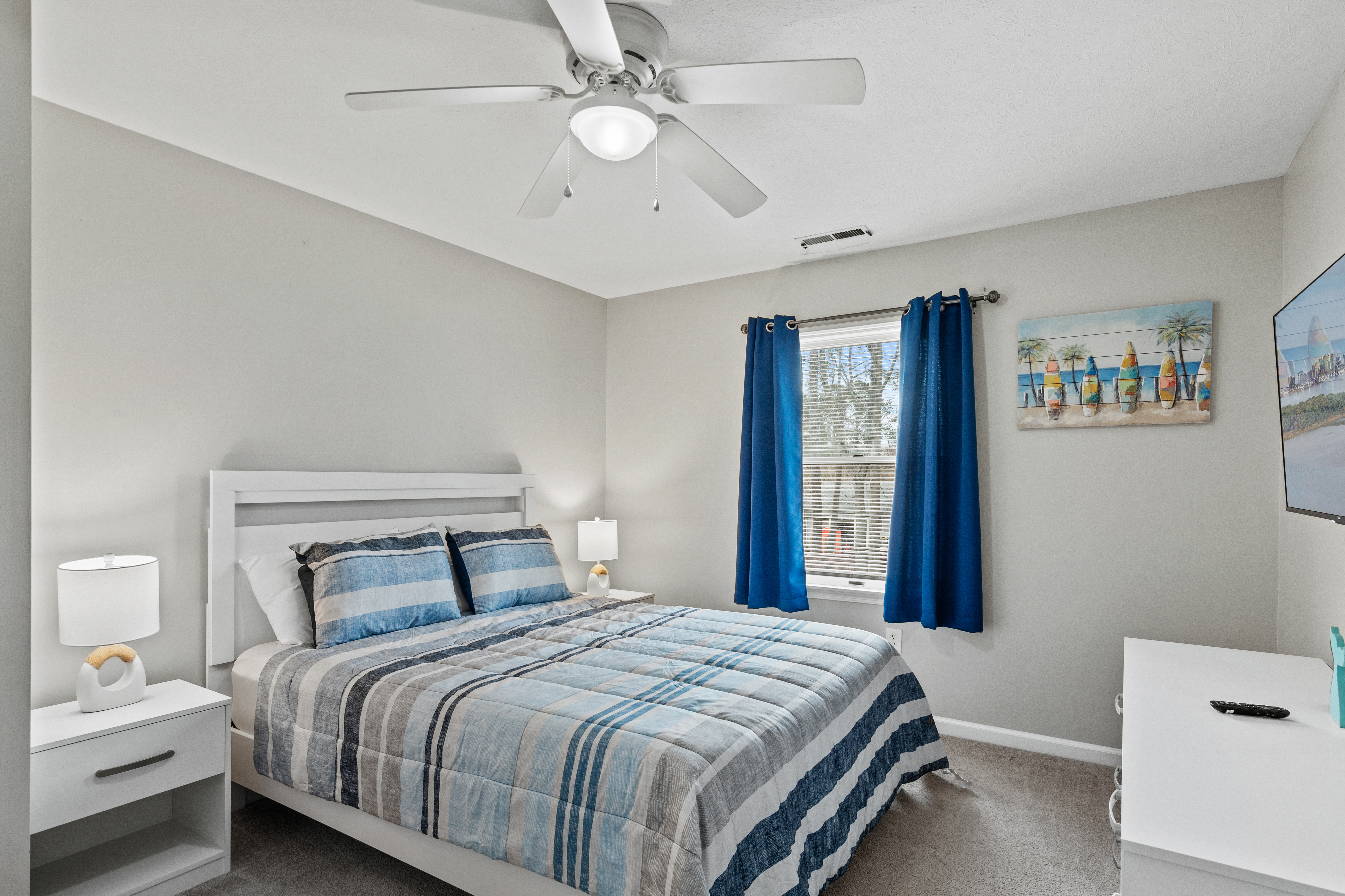 Down the hall you'll find Bedroom 2.