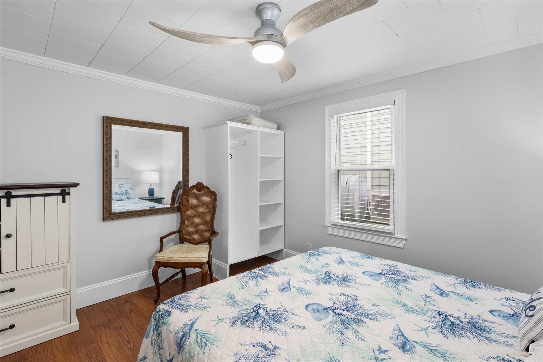 Bedroom 1 is perfect for those who aren't a fan of climbing stairs.