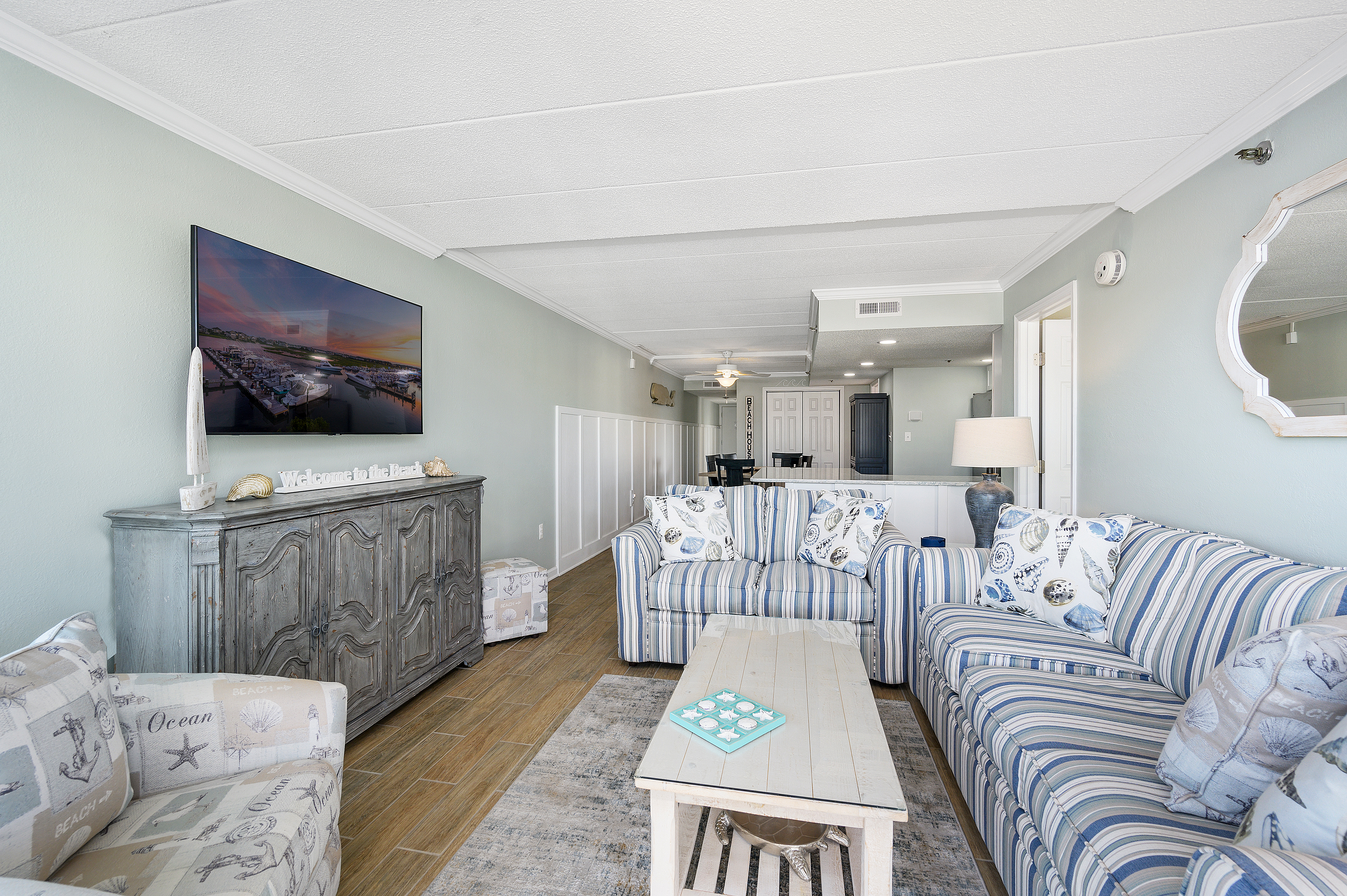 No detail has been overlooked in this beautifully beachy renovated condo