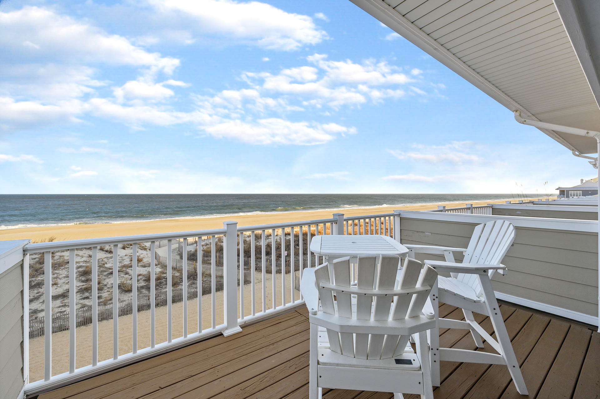 Sunrises from this 3rd level balcony are sure to stay with you for a lifetime!