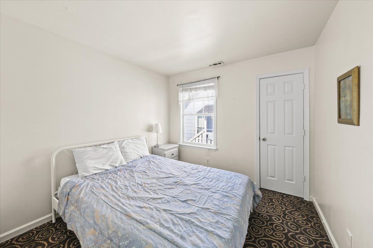 Bedroom 2 has a Plush Queen Bed.