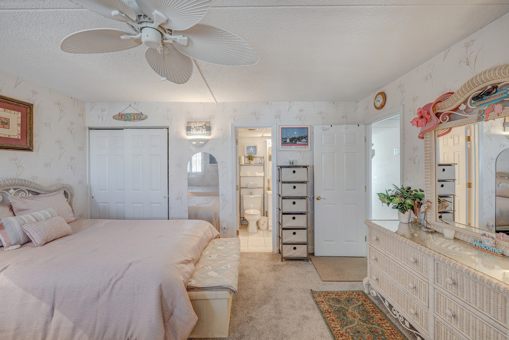 Walk into the Bright Attached Bath.