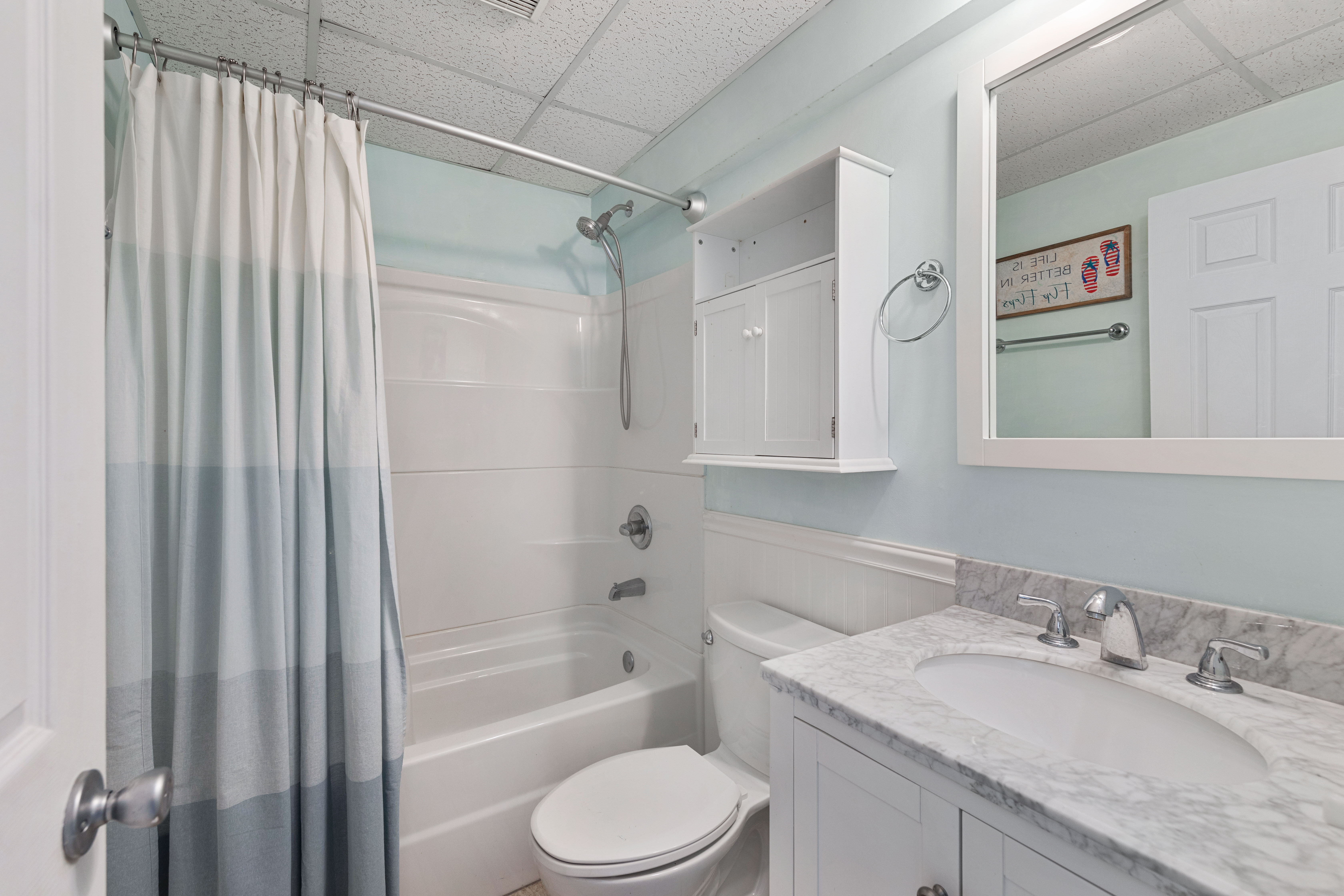 The Full Hall Bath offers a Shower/Tub Combo.