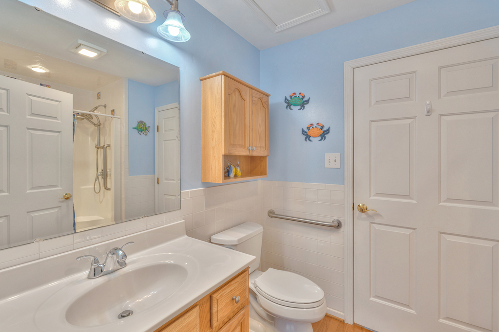 Full Bath accessible from Bedroom 5.