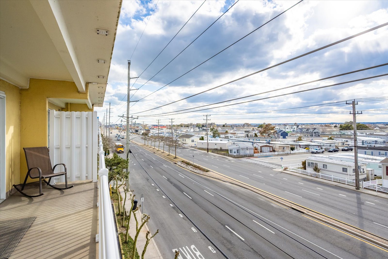 Take in the expansive coastal landscape right from the elevated vantage point of your balcony.