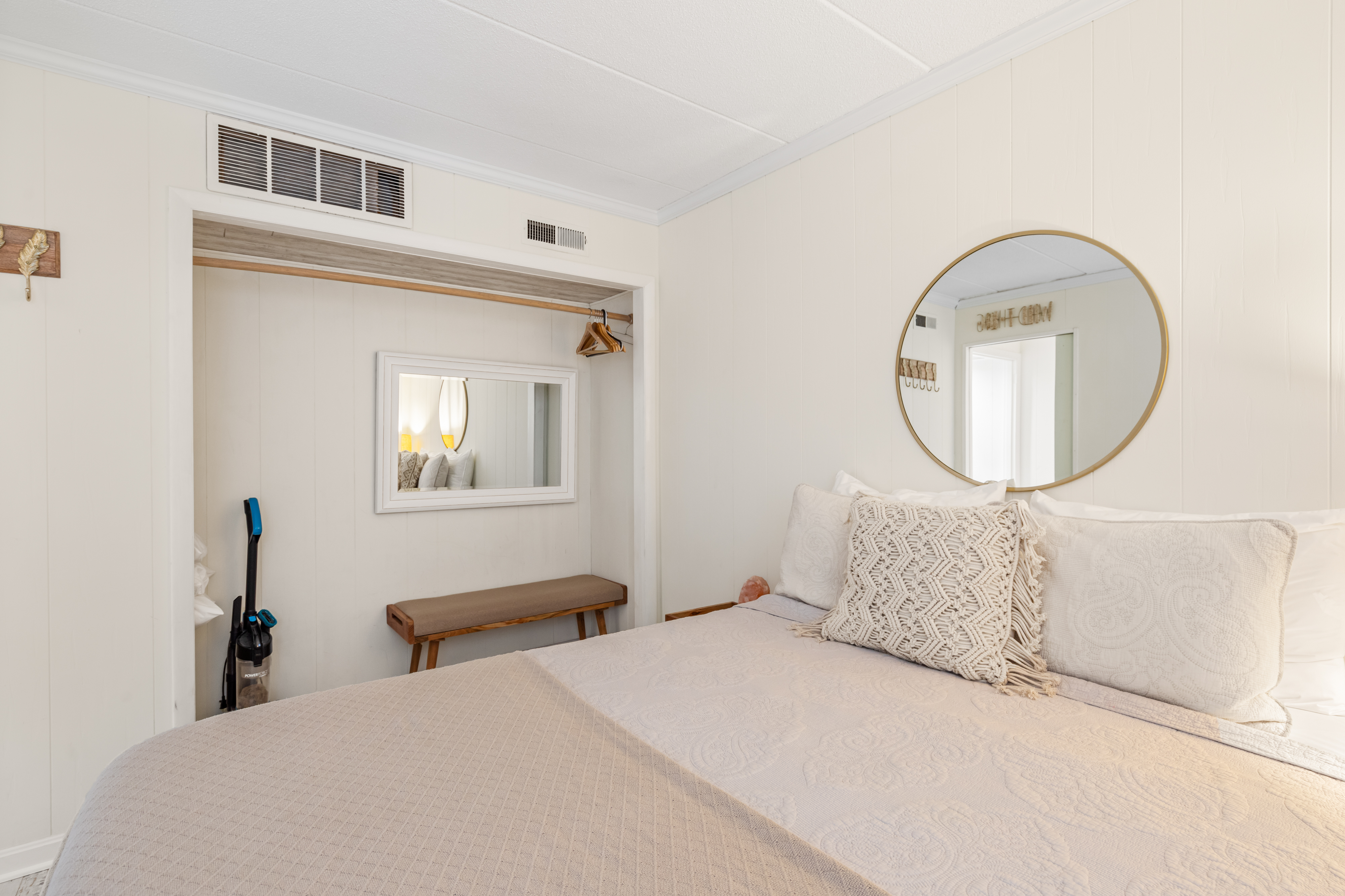 You'll love relaxing in this Fun & Bright Bedroom!