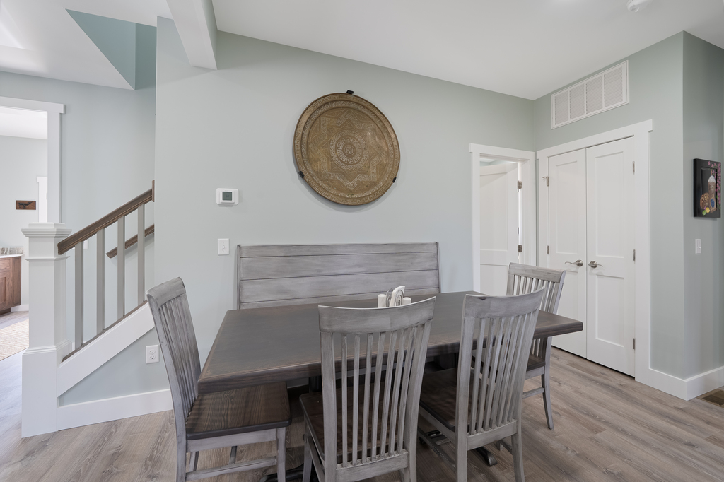 Dine indoors in the comfort of Central AC.....