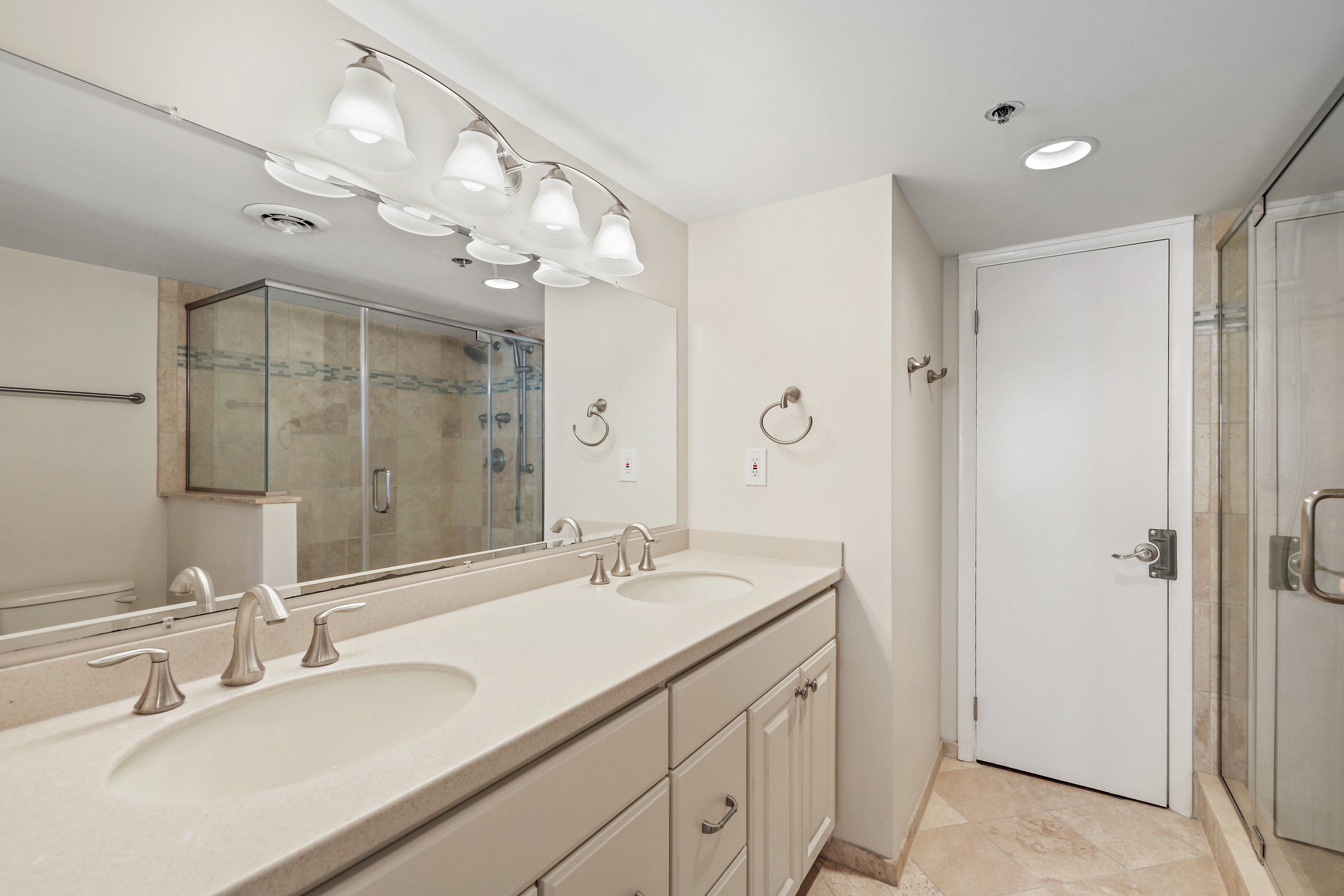 There is a huge Primary Bath attached to the Primary Bedroom.