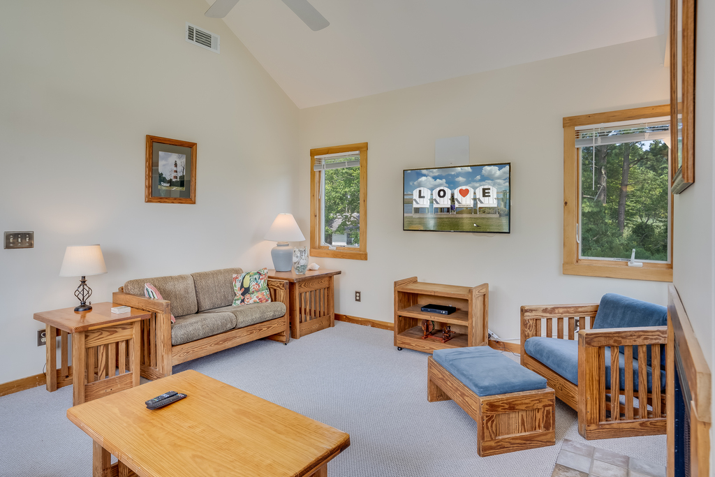 Take in gorgeous Views of the Assateague Lighthouse from the Living Area!